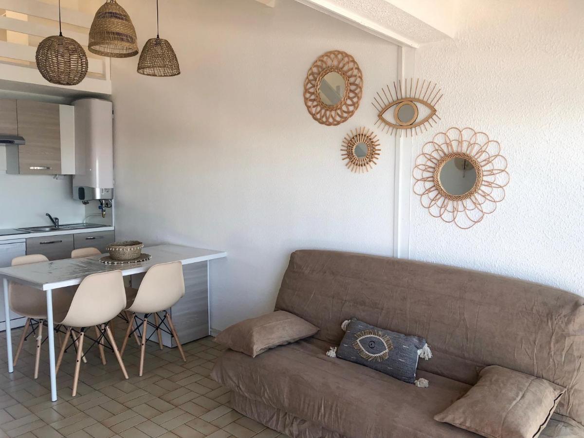 Studio Vue Mer Les Flots Bleus Valras-Plage Esterno foto