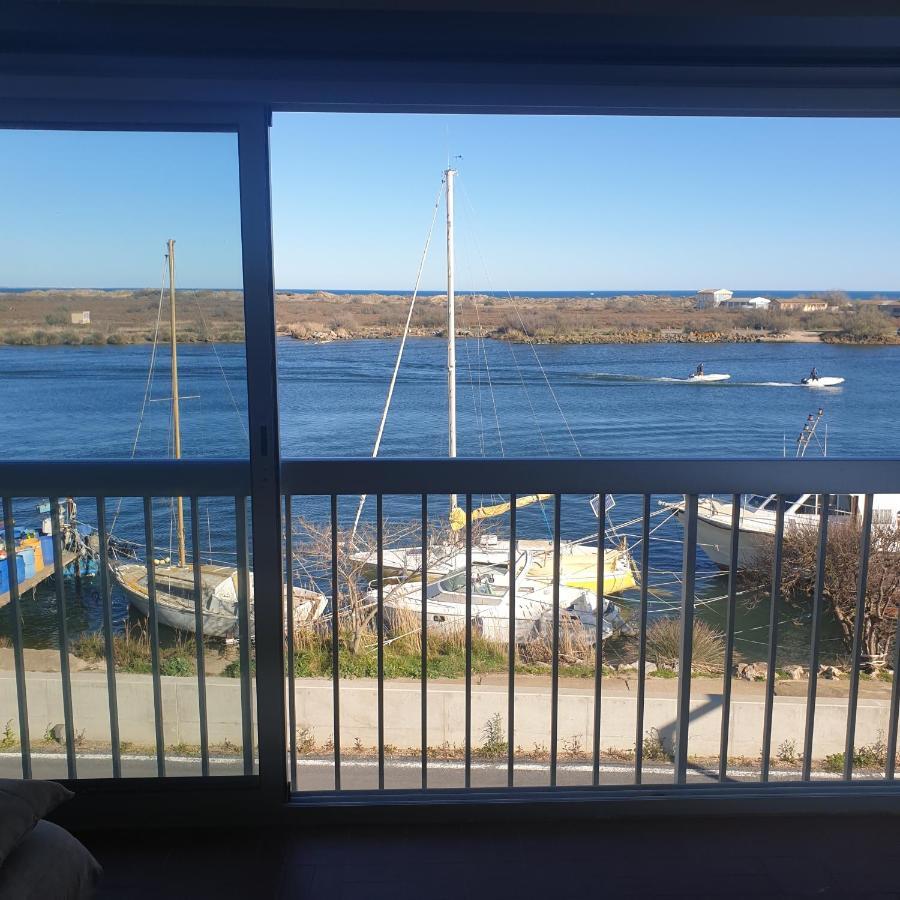 Studio Vue Mer Les Flots Bleus Valras-Plage Esterno foto